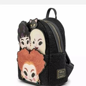 Loungefly Hocus Pocus Mini Backpack with matching wallet